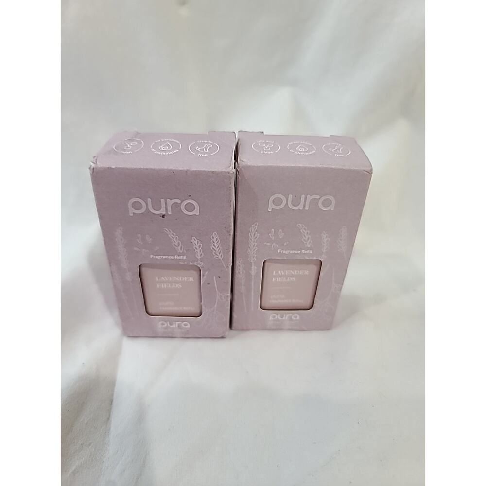 PURA Lavender Fields Home Plug In Diffuser Smart Fragrance Refill 0.33 Oz 2 Pack